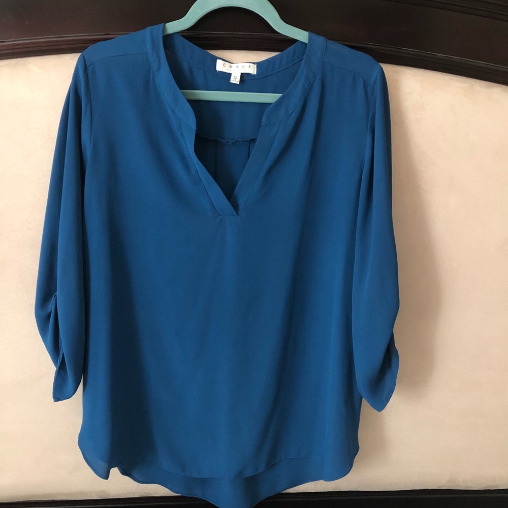 Chaus elegant Blouse, size XL, dark blue